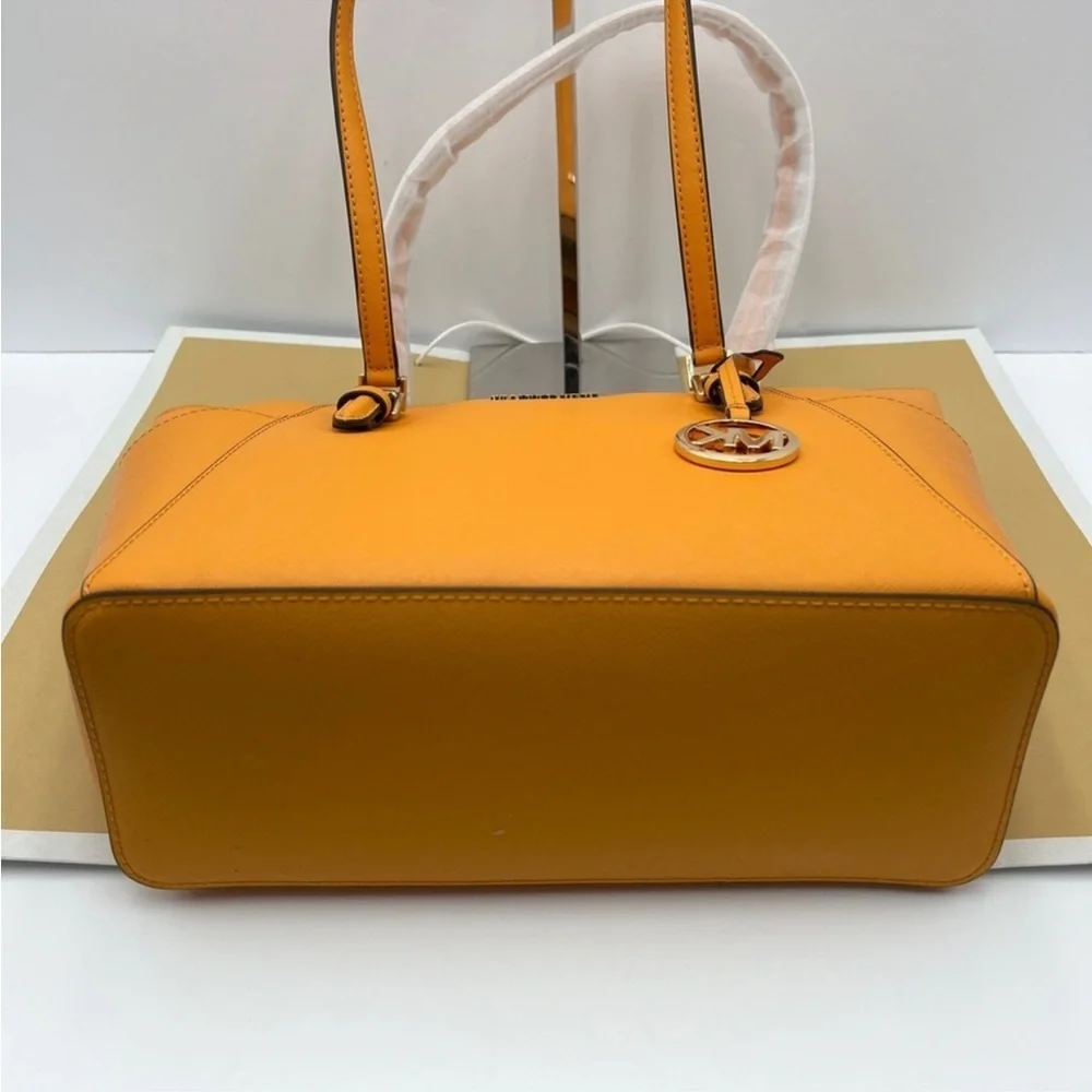 Michael Kors Large Charlotte Tote Bag Cider Color